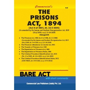 Commercial's The Prisons Act, 1894 Bare Act 2023 